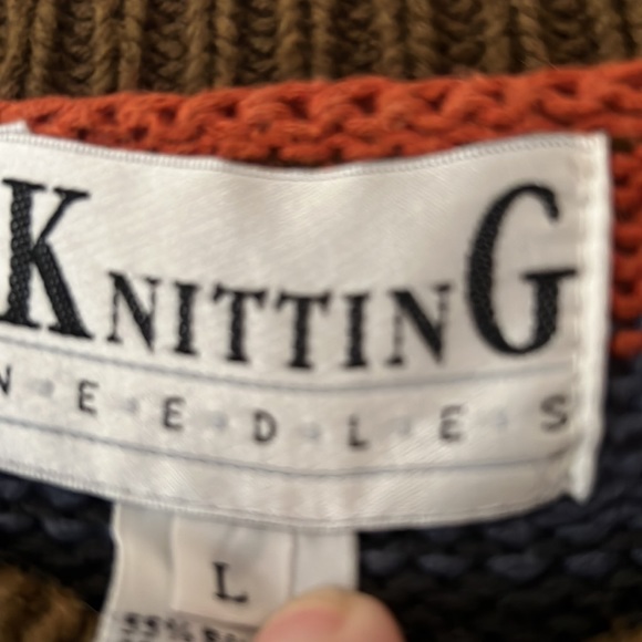 Knitting needles fall sweater size L - Picture 3 of 4